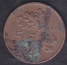 1971 Yılı 5 Kuruş