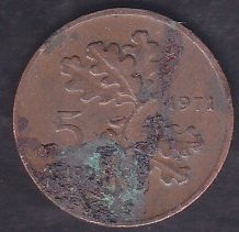 1971 Yılı 5 Kuruş