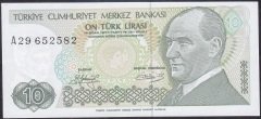 7.Emisyon 1.Tertip 10 Lira A29 652582 Çil