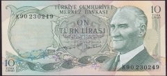 6.EMİSYON 2.TERTİP 10 LİRA K90 230249 ÇİLALTI ÇİL