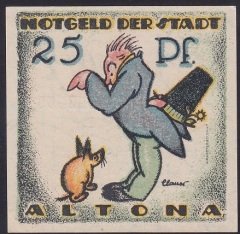 ALMANYA 25 PFENNİNG NOTGELD 1921 ÇİL