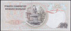 6.Emisyon 1.Tertip 50 Lira H03 062761 Çilaltı
