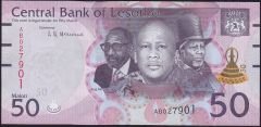 Lesotho 50 Maloti 2021 Çil