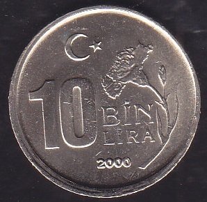 2000 YILI 10 BİN LİRA ÇİL