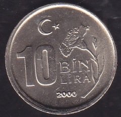 2000 YILI 10 BİN LİRA ÇİL