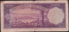 5.Emisyon 1.Tertip 1000 Lira E9 07077 Çok Temiz