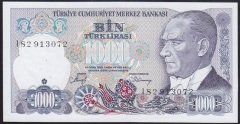 7.EMİSYON 2.TERTİP 1000 LİRA I82 913072 ÇİLALTI ÇİL
