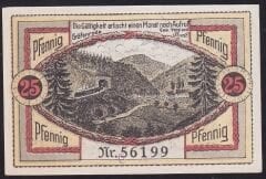 Almanya 25 Pfennig Notgeld 1920 Çil