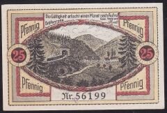 Almanya 25 Pfennig Notgeld 1920 Çil