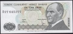 7.Emisyon 2.Tertip 10 Lira D27 645277 Çilaltı