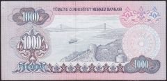 6.Emisyon 1.Tertip 1000 Lira A83 352131 Çok Temiz+