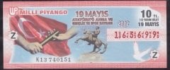 2012 19 MAYIS YARIM BİLET - Z SERİSİ