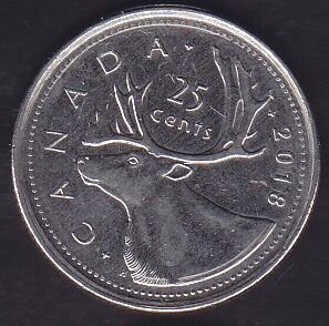 Kanada 25 Cent 2018