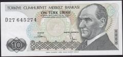 7.Emisyon 2.Tertip 10 Lira D27 645274 Çilaltı