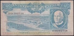 Angola 50 Escudos 1962 Çok Temiz Pick 93