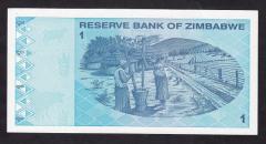 ZİMBABWE 1 DOLAR 2009 ÇİL AA