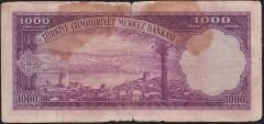 5.Emisyon 1.Tertip 1000 Lira D16 07670 Temiz