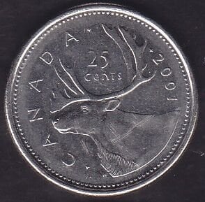 Kanada 25 Cent 2001