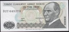 7.Emisyon 2.Tertip 10 Lira D27 645273 Çilaltı