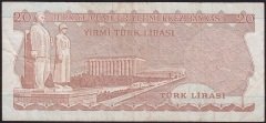 6.Emisyon 4.Tertip 20 Lira I86 718672 Çok Temiz