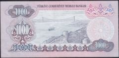 6.Emisyon 1.Tertip 1000 Lira A73 220657 Çok Temiz+