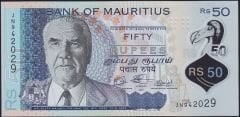 Mauritius 50 Rupee 2021 Çil Polimer