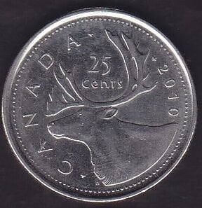 Kanada 25 Cent 2010