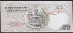 6.Emisyon 1.Tertip 50 Lira F65 212929 Çok Çok Temiz+