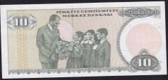 7.Emisyon 2.Tertip 10 Lira D23 108733 Çilaltı