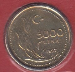 1997 YILI 5000 LİRA ÇÇT ( SETTEN ÇIKMA )