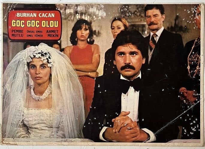 Göç Göç Oldu - Burhan Cacan - Pembe Mutlu -  Lobi Kartı