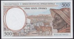 CENTRAL AFRİCAN STATES 500 FRANK 2000 ÇİL (L) GABON