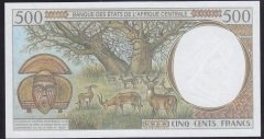 CENTRAL AFRİCAN STATES 500 FRANK 2000 ÇİL (L) GABON