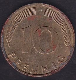 Almanya 10 Pfennig 1995 G