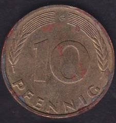 Almanya 10 Pfennig 1995 G