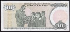 7.Emisyon 2.Tertip 10 Lira D23 108732 Çilaltı