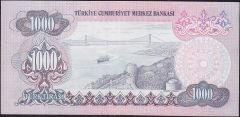 6.Emisyon 1.Tertip 1000 Lira A61 109465 Ççt Çilaltı ( Düzeltme var )