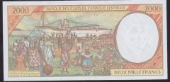 Central African States 2000 Frank 1999 Çil (F) Pick 303e Central African Republic