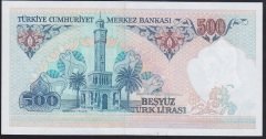 7.EMİSYON 1.TERTİP 500 LİRA A55 946474 ÇİLALTI ÇİL