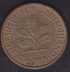 Almanya 10 Pfennig 1995 D