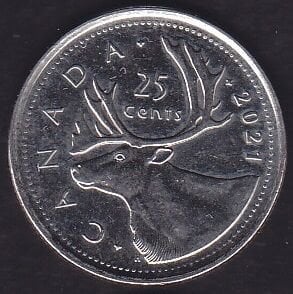 Kanada 25 Cent 2021