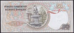 6.Emisyon 1.Tertip 50 Lira F30 082153 Çilaltı Çil