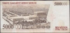 7.Emisyon 5 000 000 Lira I35 278912 Çok Temiz
