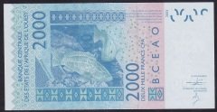 WEST AFRİCAN STATES 2000 FRANK 2003 ÇİL (F) FİLDİŞİ SAHİLLERİ