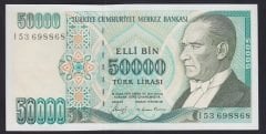 7.EMİSYON 1.TERTİP 50000 LİRA I53 698868 ÇİLALTI ÇİL