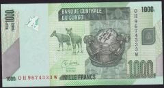 Kongo 1000 Frank 2022 Çil 333