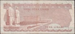6.Emisyon 4.Tertip 20 Lira I80 160367 Çok Temiz