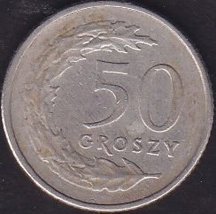 Polonya 50 Groszy 1992