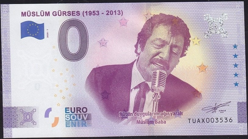 Müslüm Gürses - 0 Euro 2020 Güzel Numara Çil 003536