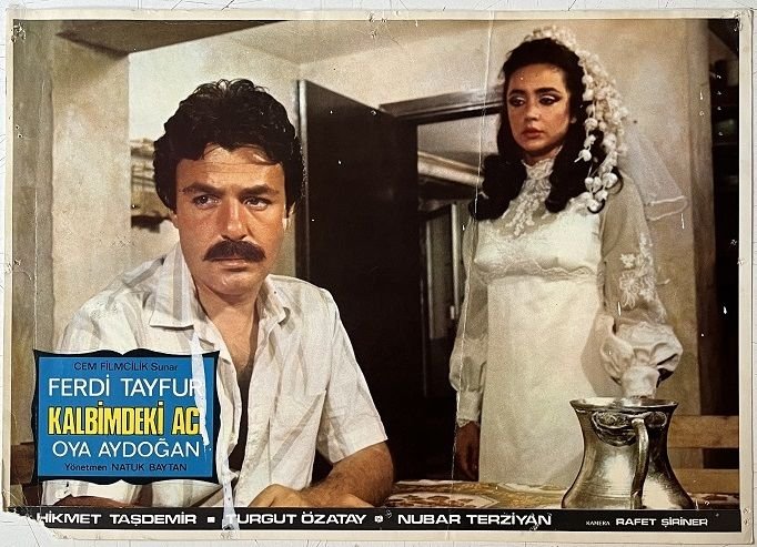 Kalbimdeki Acı - Ferdi Tayfur - Oya Aydoğan -  Lobi Kartı